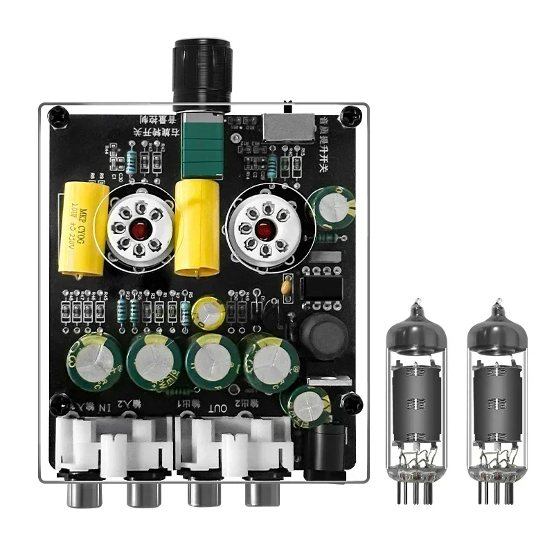 Home Cinema Hifi - Upgraded 6K4 Tube Preamplifier Amplifiers HiFi