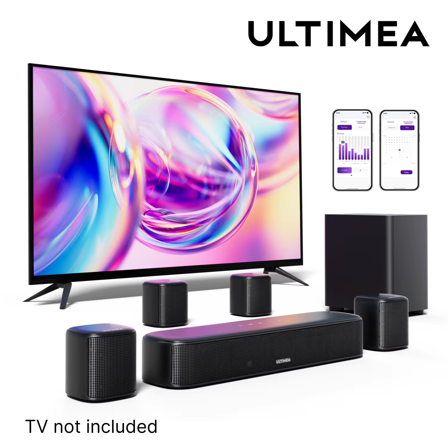 Home Cinema Installation - ULTIMEA 7.1 Channel Sound Bar System