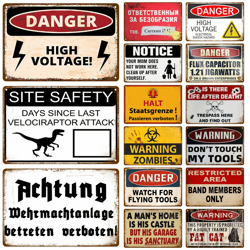 Home Cinema Logo - Plaque Tin Sign For Bar Pub