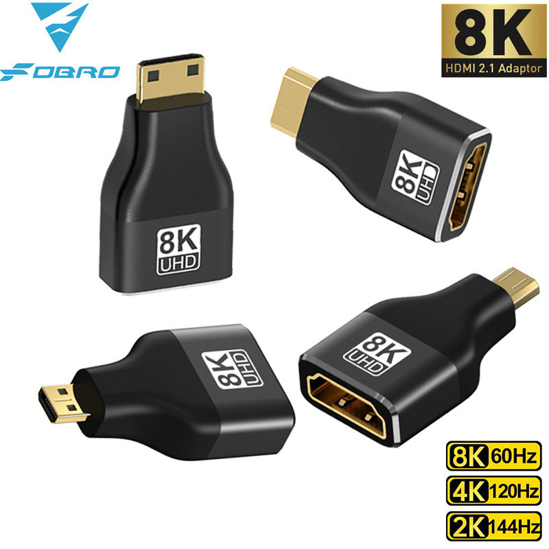 4K Media Player - HDMI-Compatible Adapter Mini/Micro HDMI To HDMI
