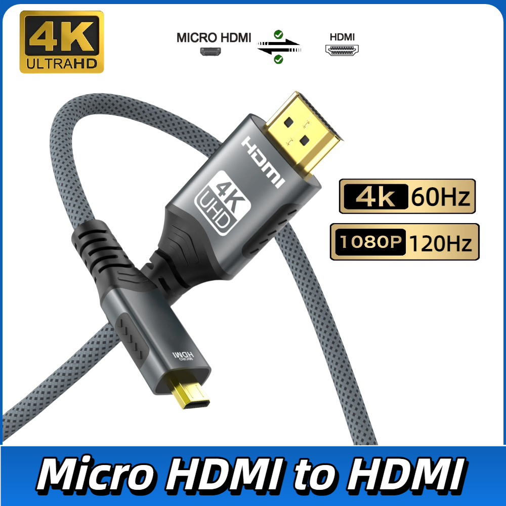 4K Media Player - 4K Micro HDMI-Compatible to HDMI 4K@60Hz