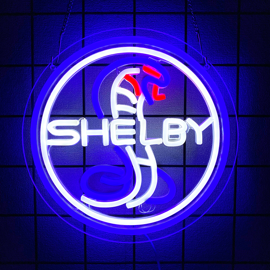 Home Cinema Logo - Shelby Neon Lights, Shelby Cobra Led