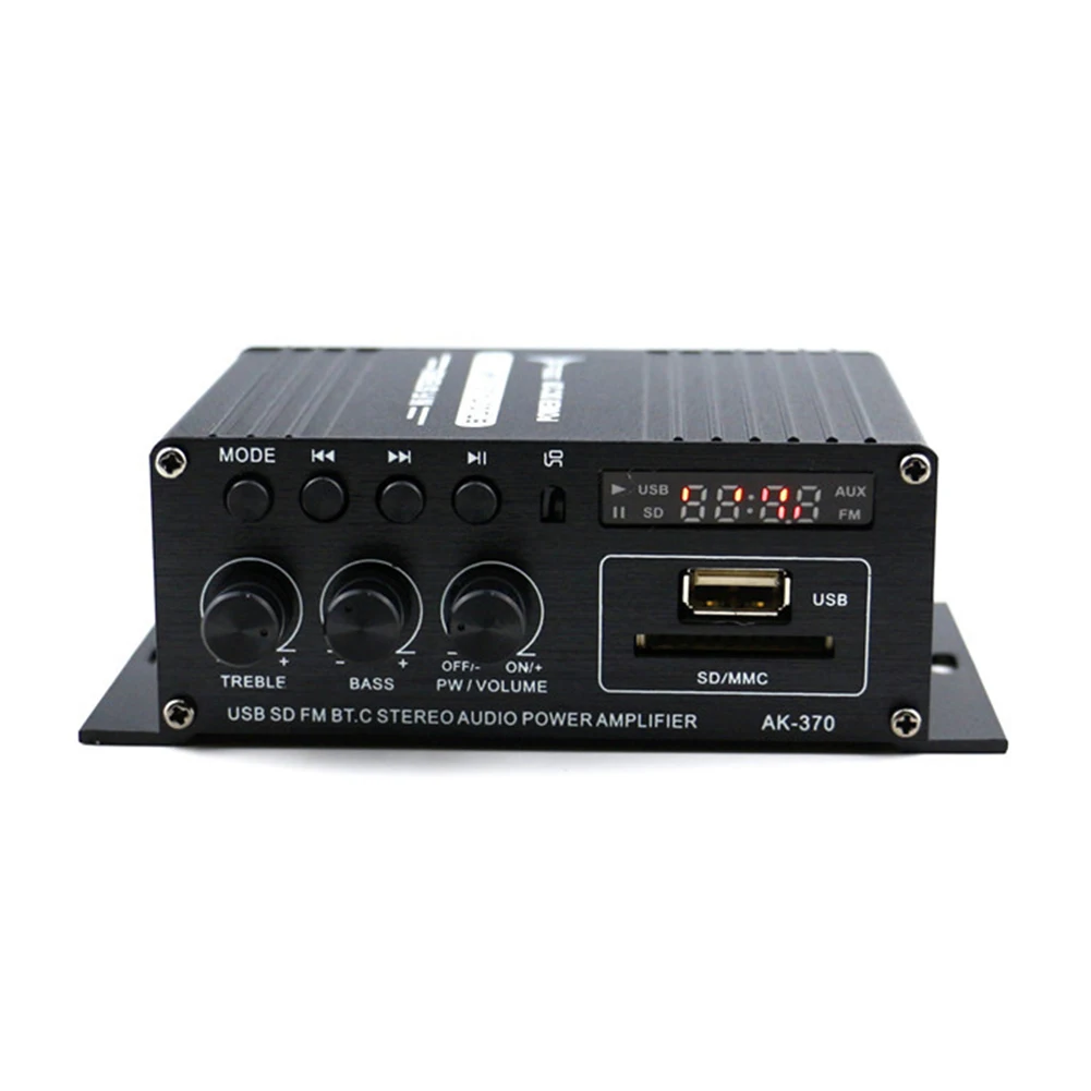 AK-370 Bluetooth Amplifier Pow - Home Cinema Audio System 评论和价格