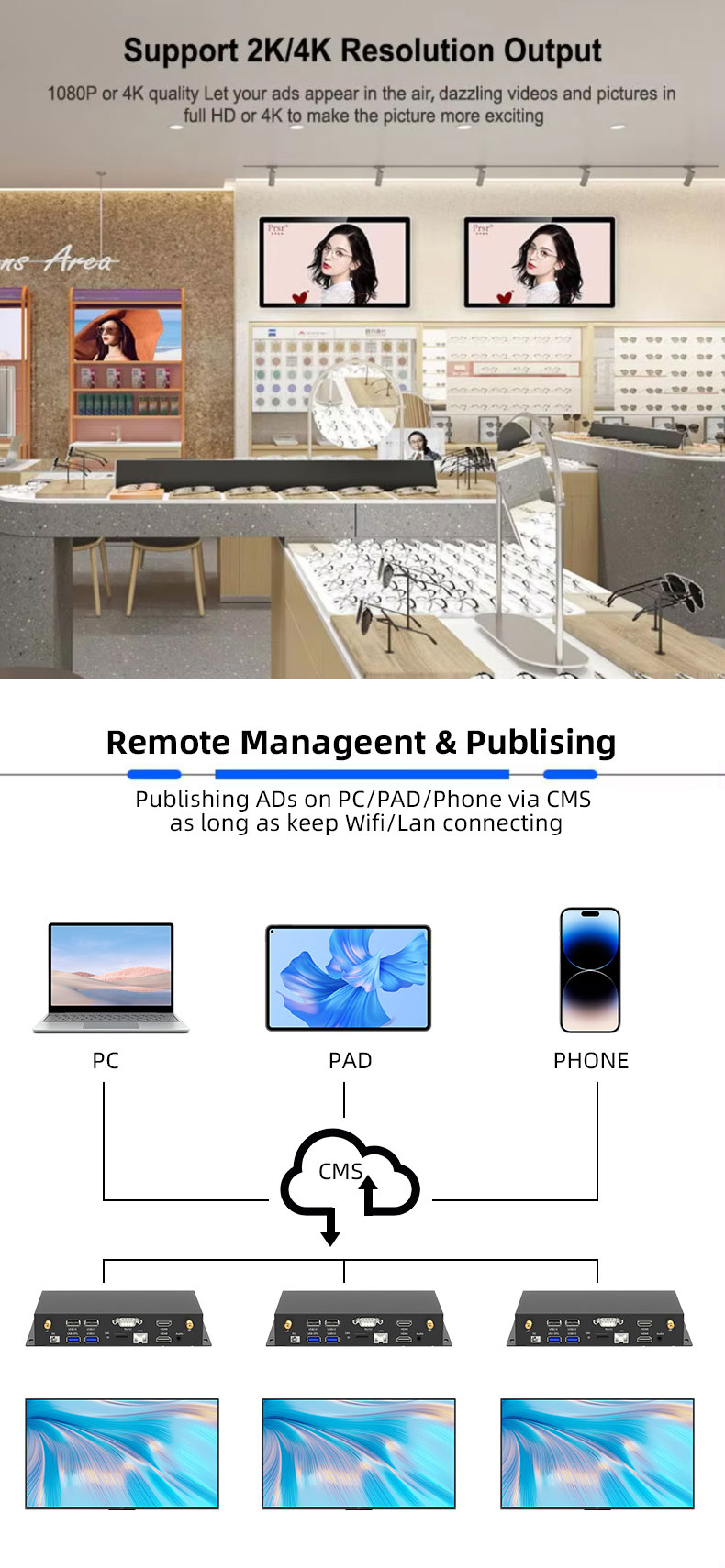 Android Player With Remote Man - 4K Media Player 评论和价格