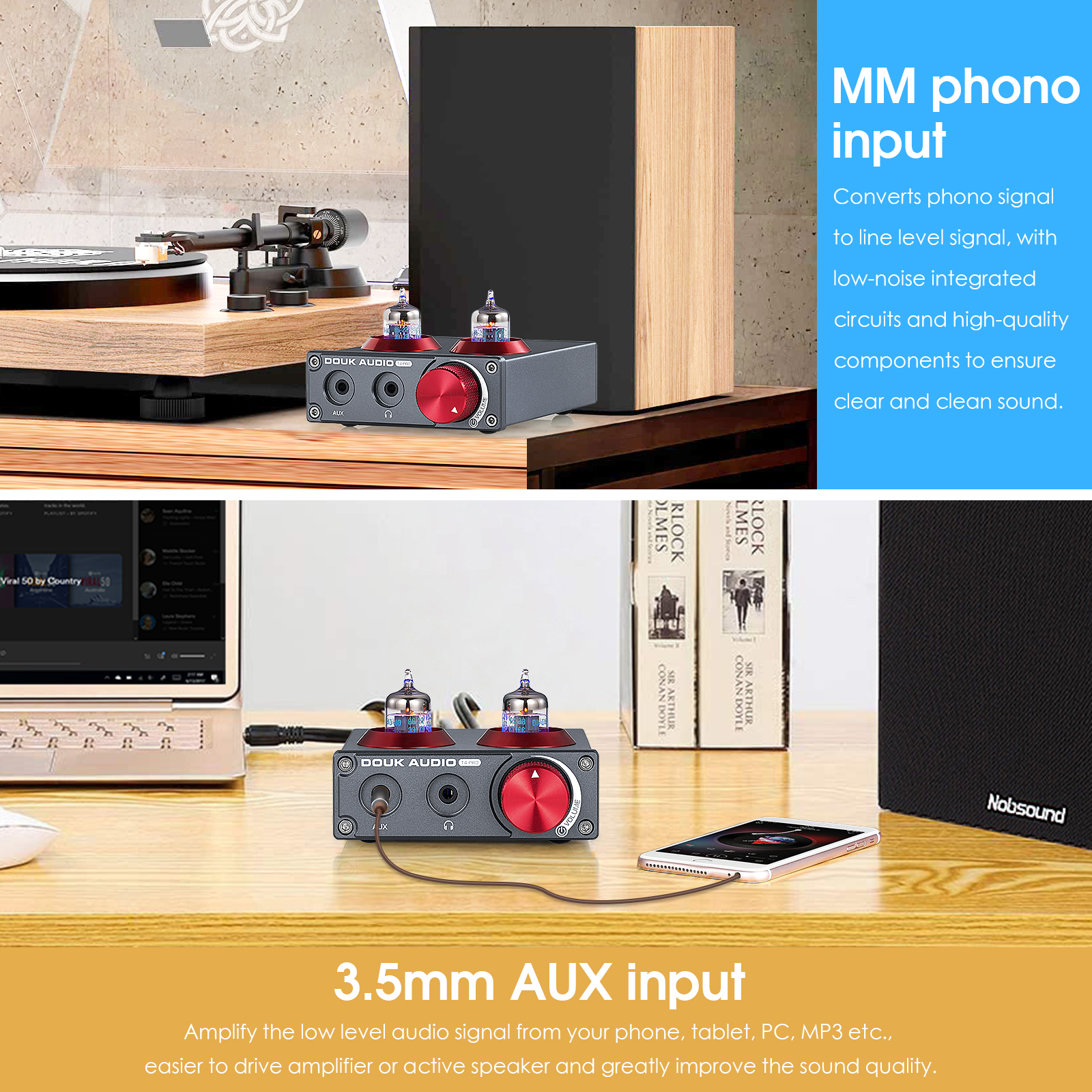 Douk Audio Mini JAN5654 Vacuum - Home Cinema Audio System 评论和价格
