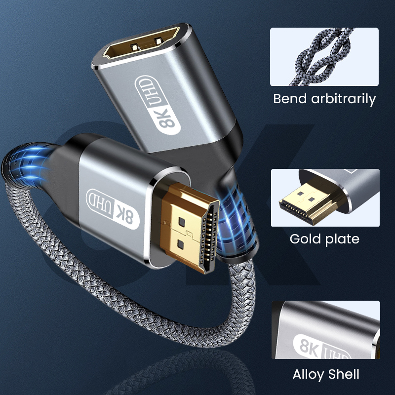 8K HDMI Extension Cable HDMI 2 - 4K Media Player 评论和价格