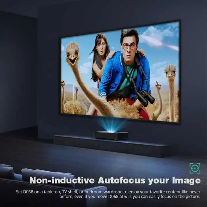 Salange Latest D068 Projector  - Home Cinema Ultra Short Throw Projector 评论和价格