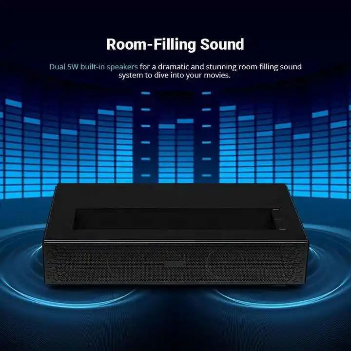 Salange Latest D068 Projector  - Home Cinema Ultra Short Throw Projector 评论和价格