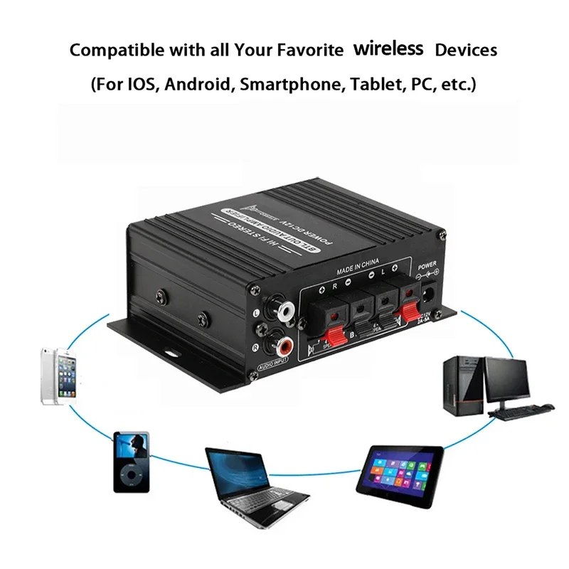 AK170 Mini Digital Power Audio - Home Cinema Audio System 评论和价格