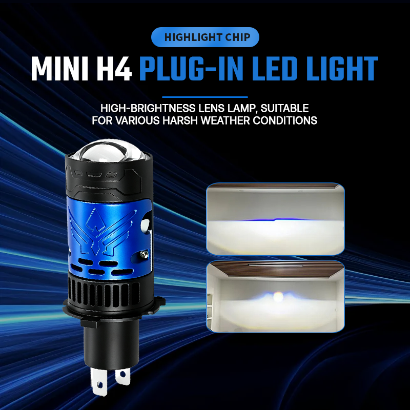 Direct insertion H4 LED headli - Projector Lamp Replacement 评论和价格