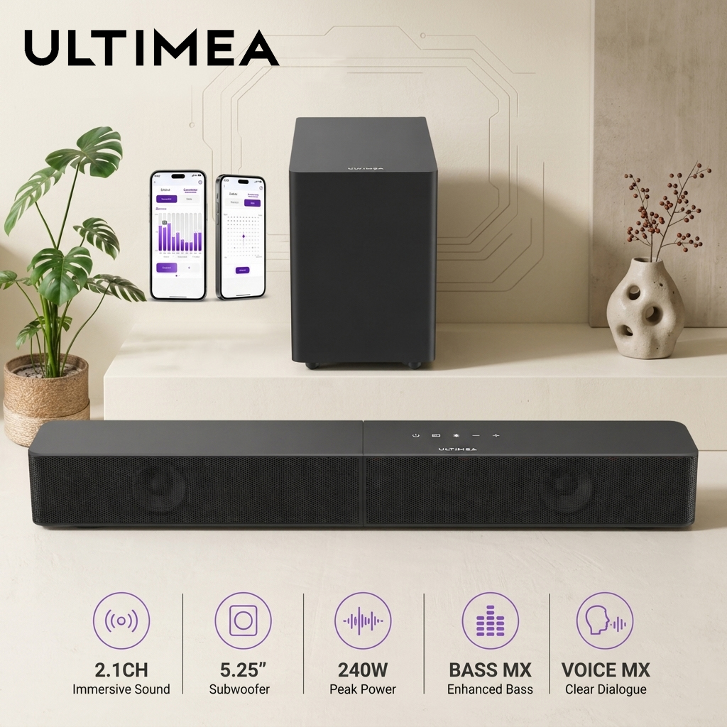 ULTIMEA Poseidon R3T 2.1ch Sou - Home Cinema Hd 评论和价格