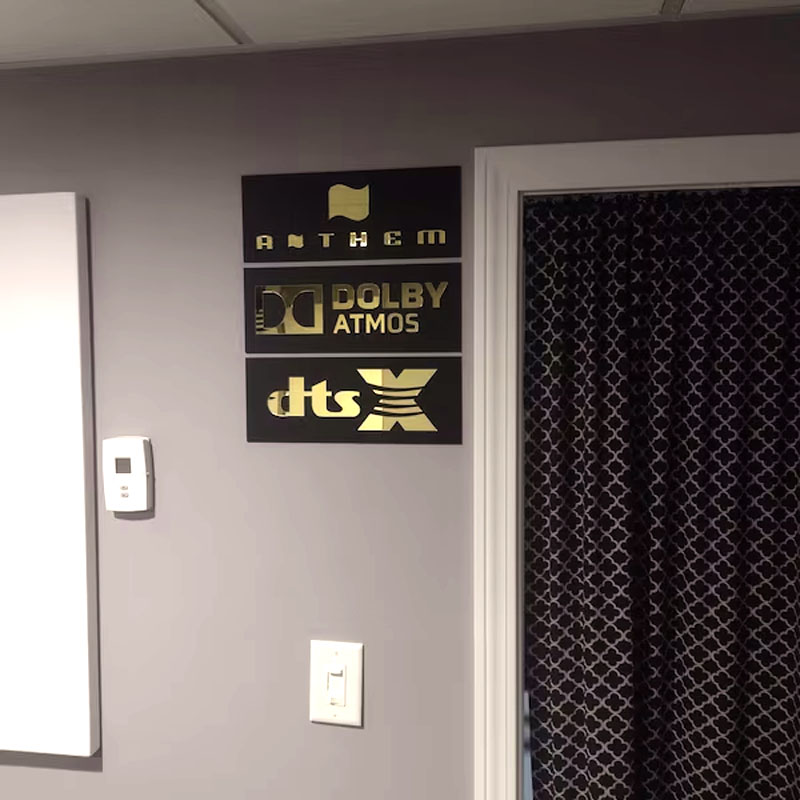 3D Gold Mirror Home Cinema Sig - Home Cinema Dts X 评论和价格