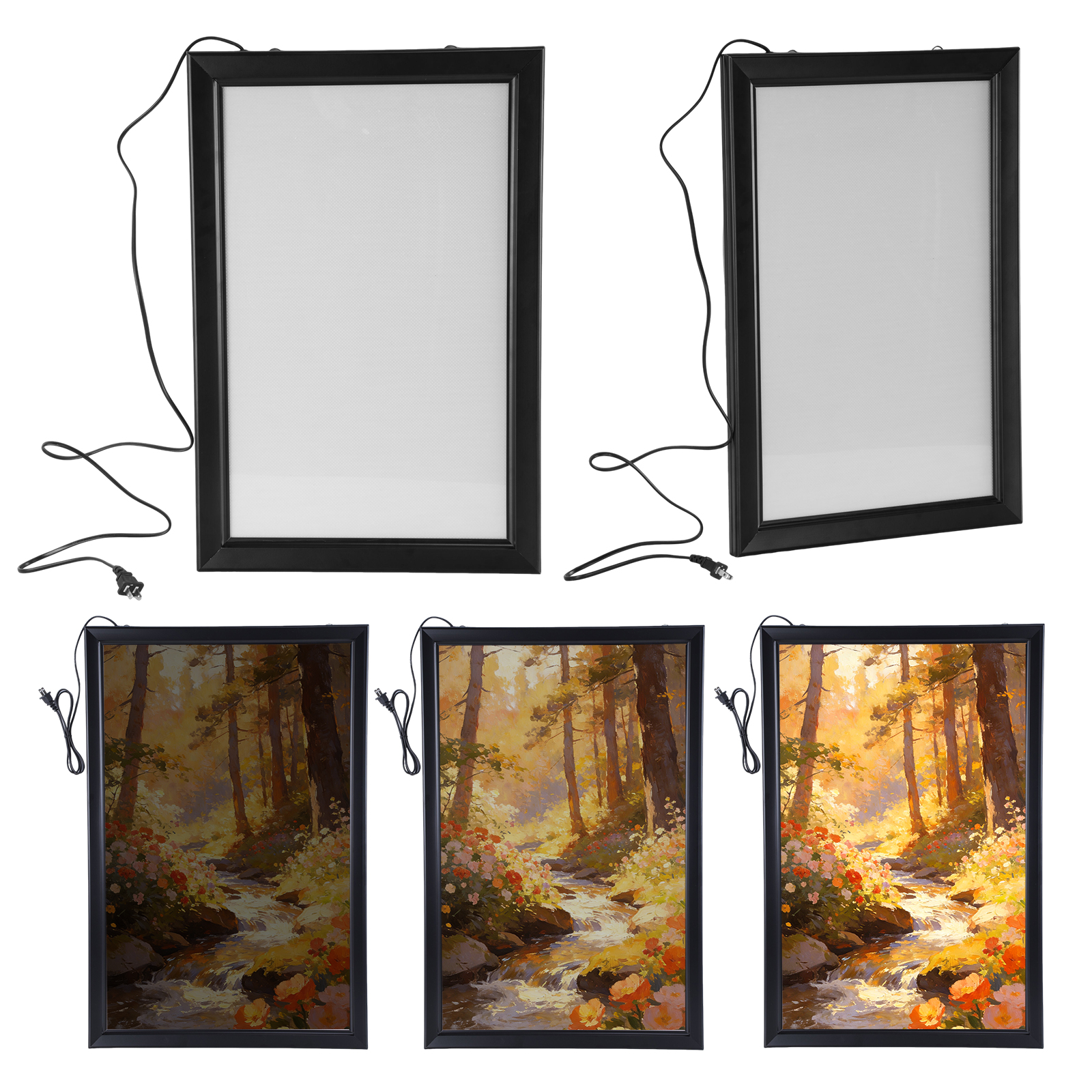 LED Poster Frame 15.7 X 23.6in - Home Cinema Furniture 评论和价格