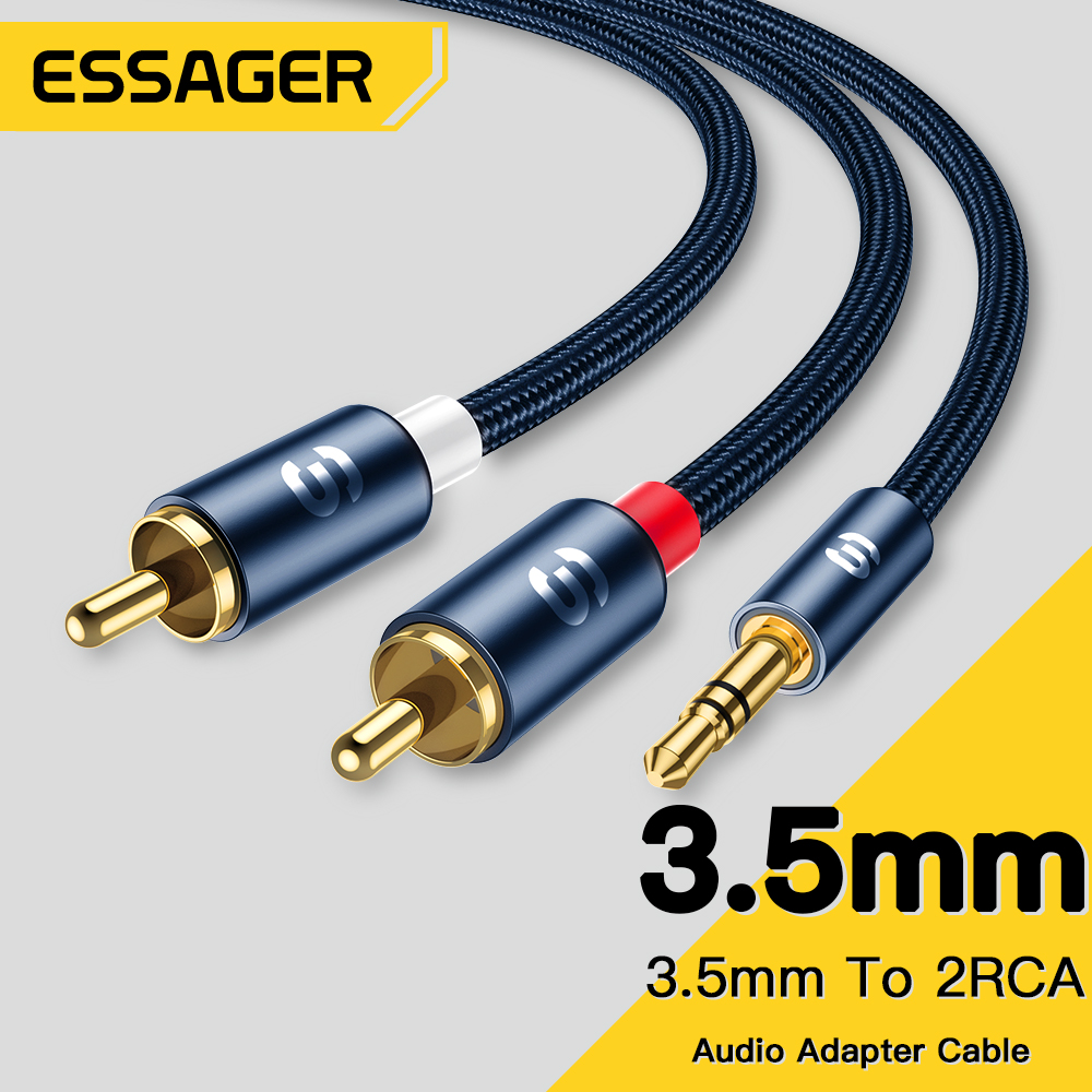 Essager Audio Cables 3.5mm Jac - Home Cinema Furniture 评论和价格