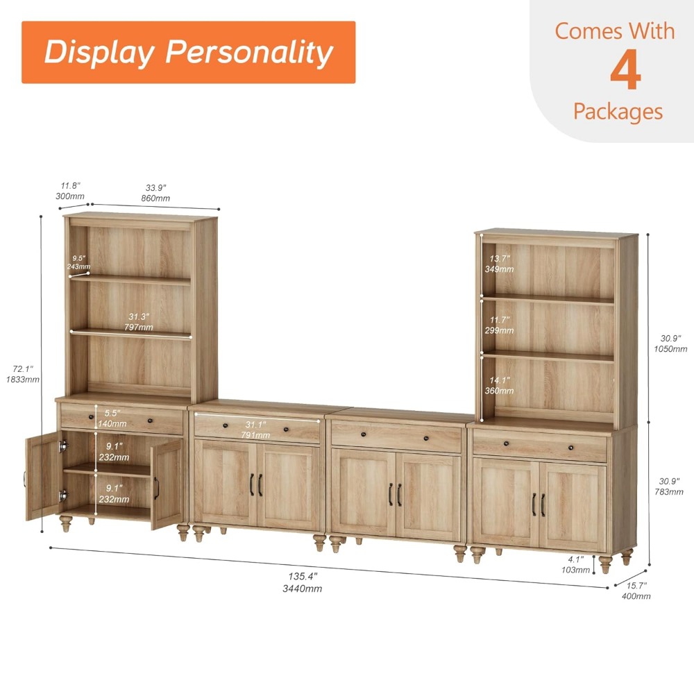 Entertainment Center TV Stand  - Home Cinema Furniture 评论和价格