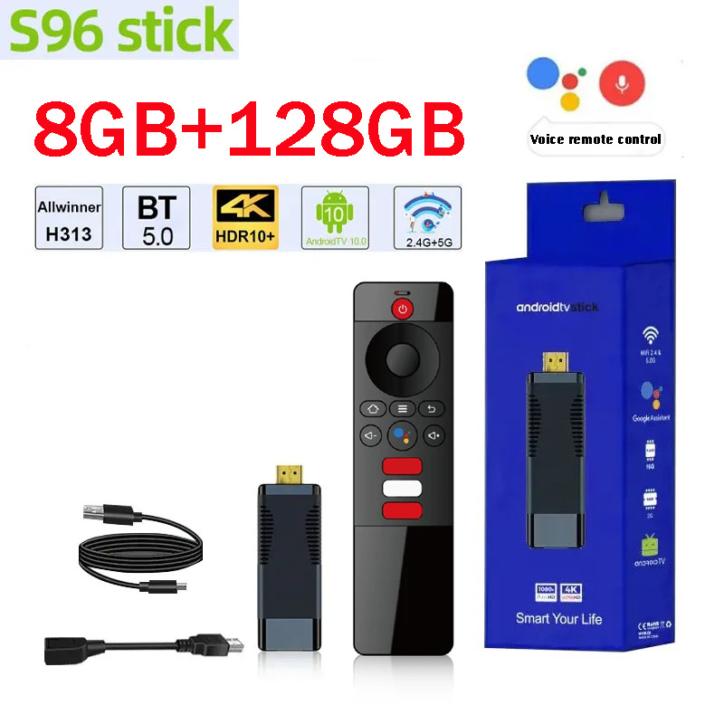 S96 TV Stick AllWinner H313 Du - 4K Media Player 评论和价格
