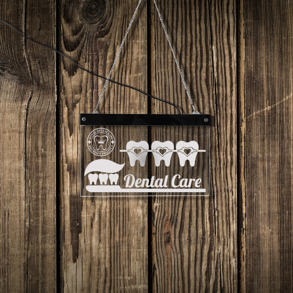 Dentist Dental Care LED Neon S - Home Cinema Logo 评论和价格