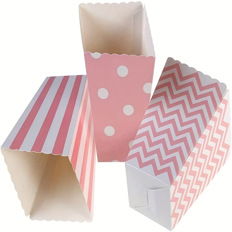 12pcs/pack, Pink Paper Popcorn - Home Cinema Furniture 评论和价格