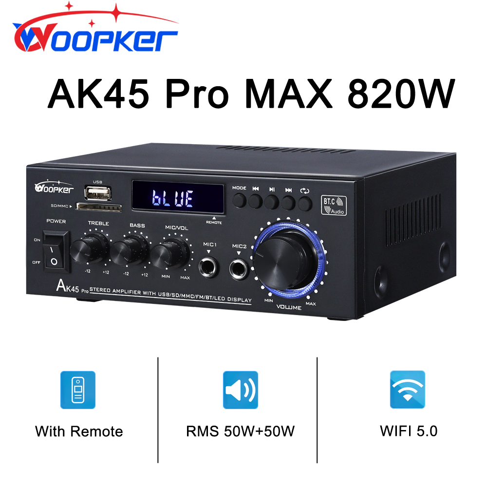Woopker Audio Amplifier AK45/A - Home Cinema Audio System 评论和价格