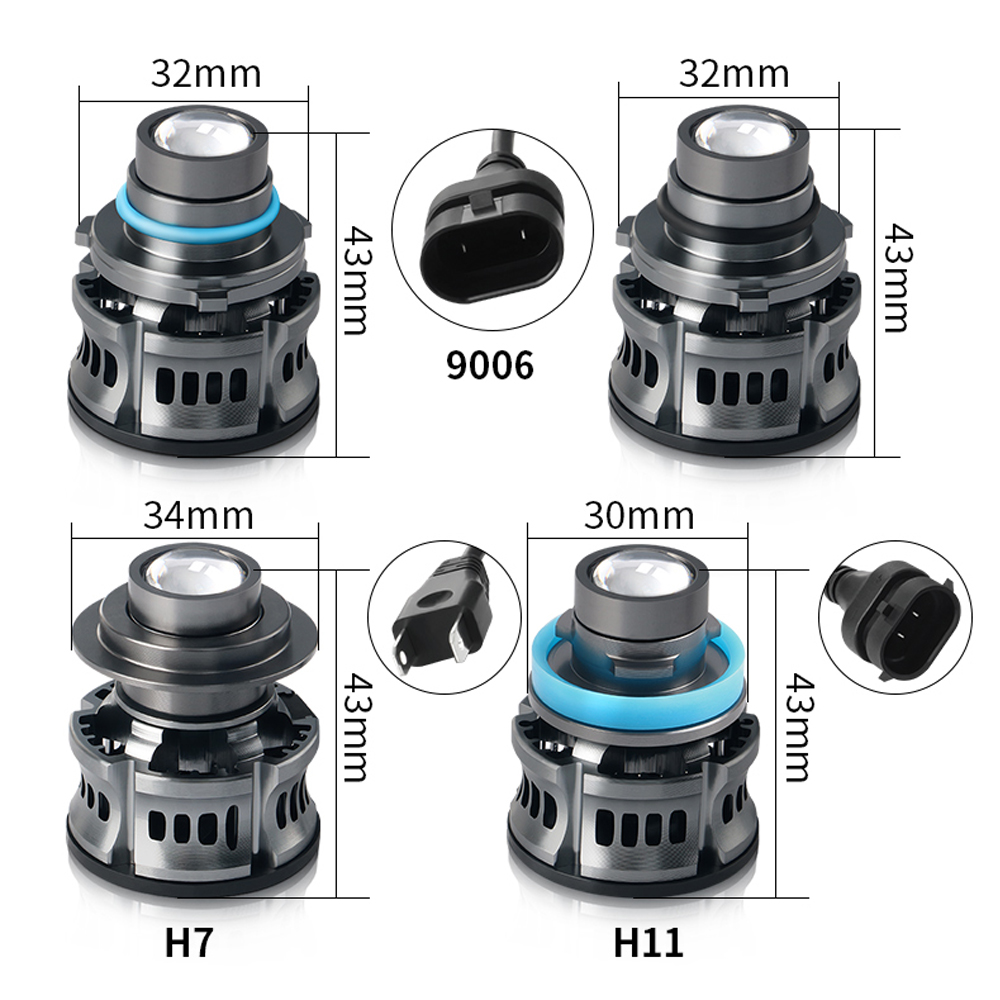 Automotive H7 9006 Laser Headl - Projector Lamp Replacement 评论和价格
