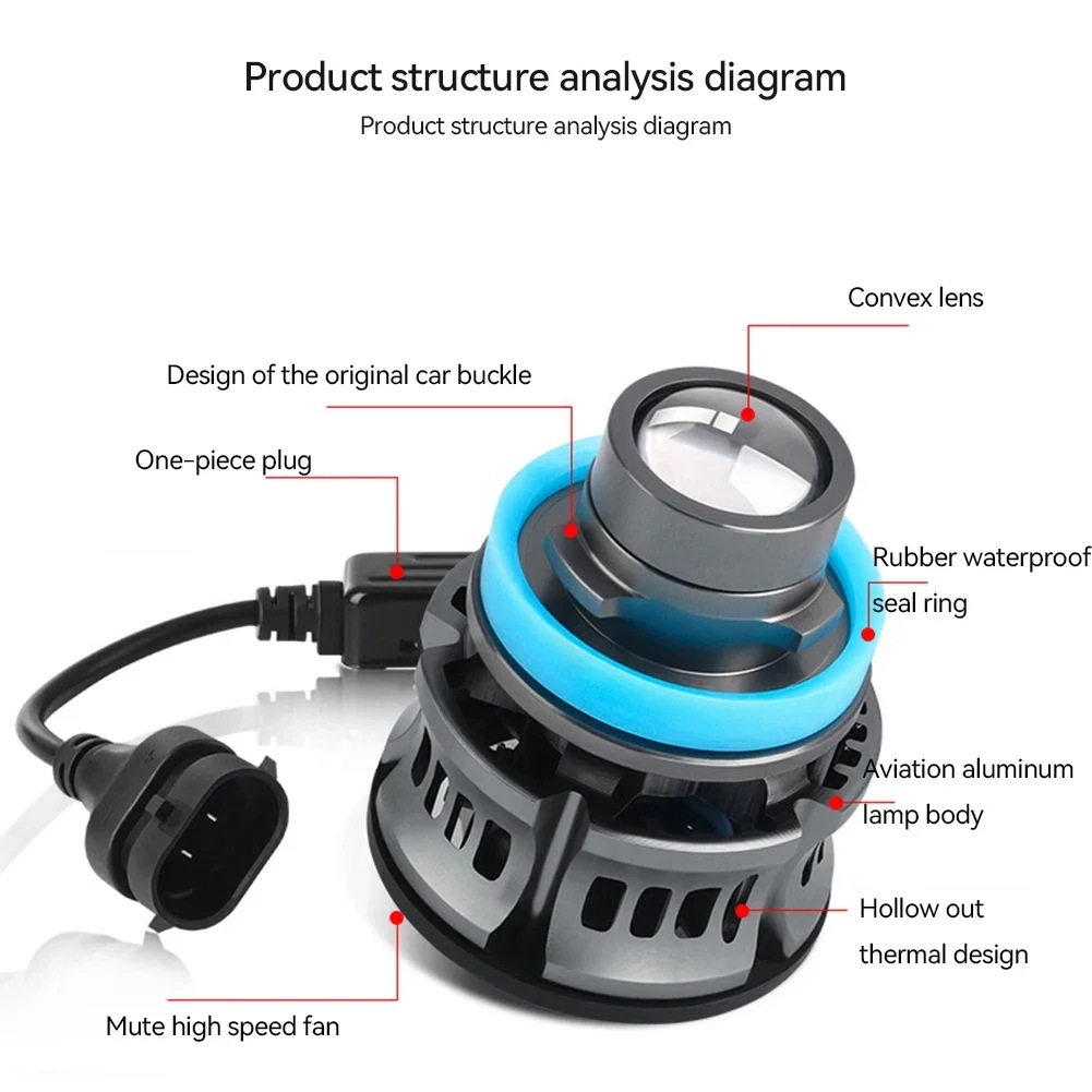 Automotive H7 9006 Laser Headl - Projector Lamp Replacement 评论和价格
