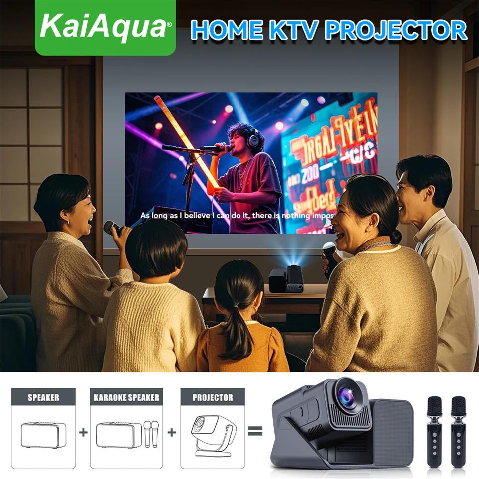 KaiAqua  KTV  Karaoke Projecto - Home Cinema Karaoke Projector 评论和价格