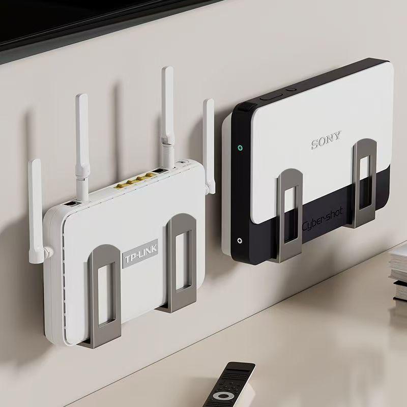 2Pcs Wall-Mounted Router Stora - Home Cinema Furniture 评论和价格