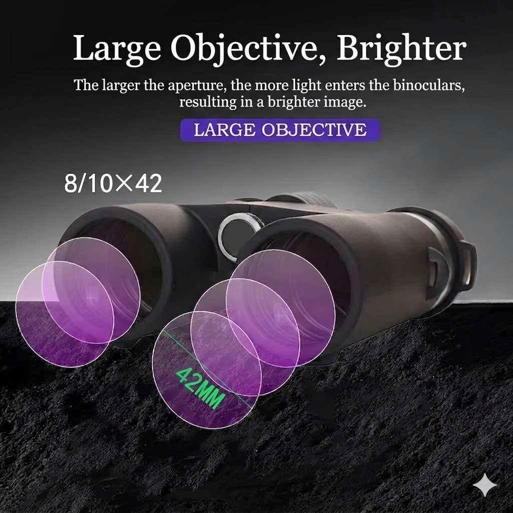 High Power 8X /10X42 Binocular - Home Cinema Center 评论和价格