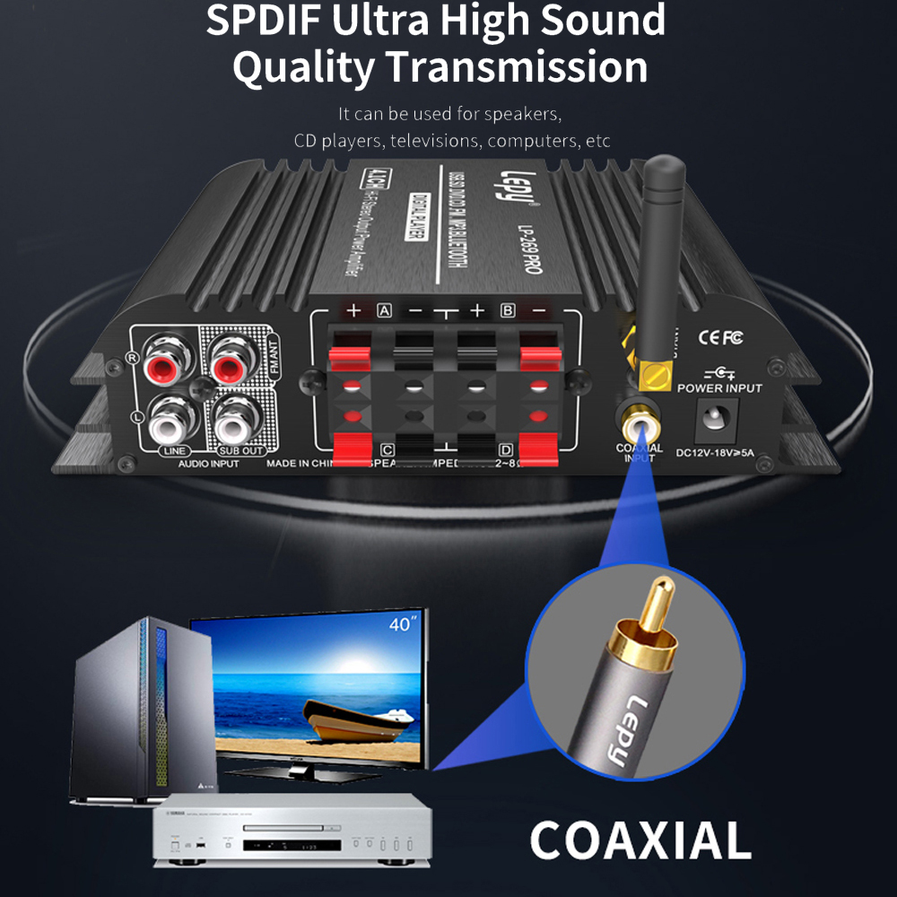 LEPY LP-269PRO 4.1 Channel Amp - Home Cinema Audio System 评论和价格