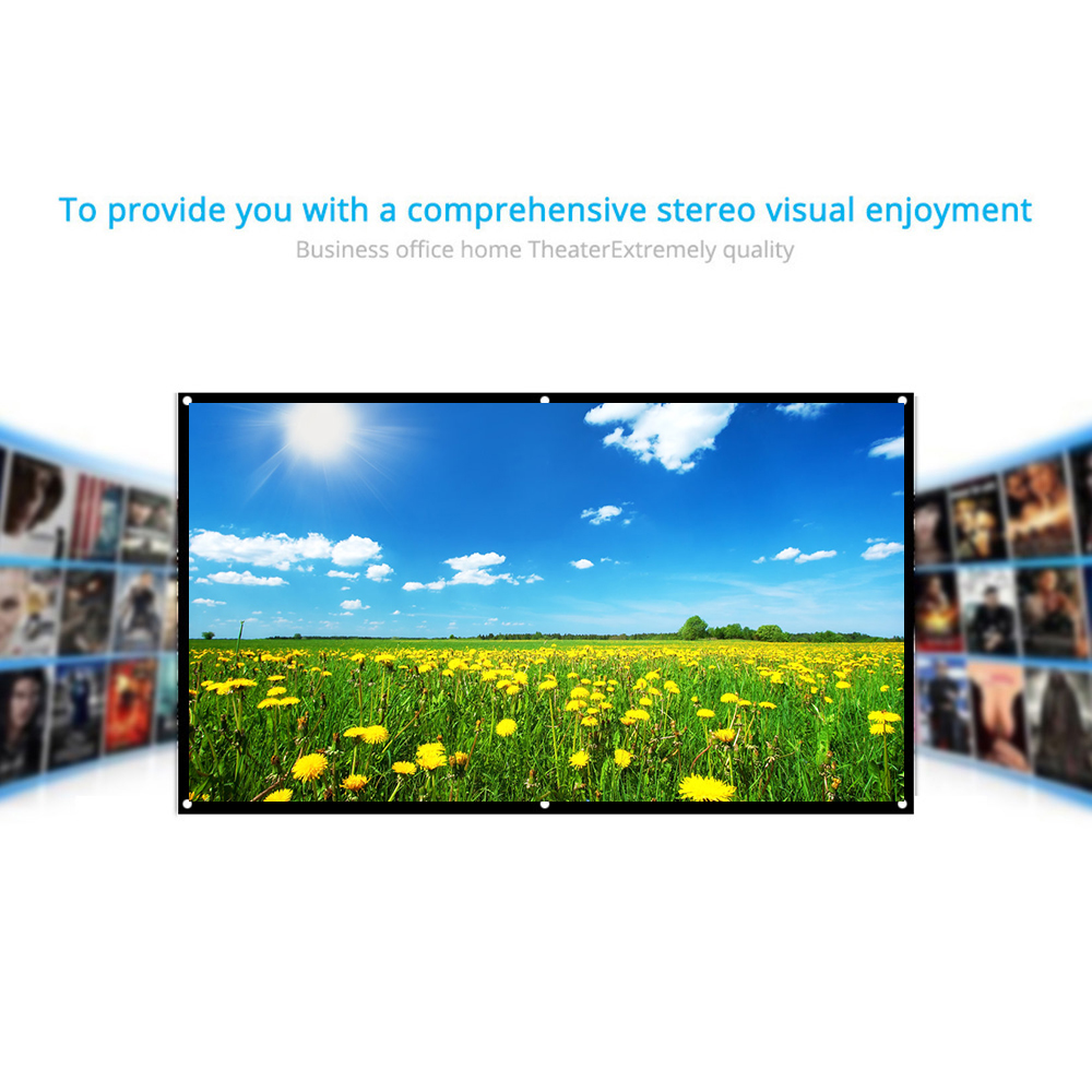 70'' 100'' 120'' Portable Proj - Home Cinema Portable 评论和价格