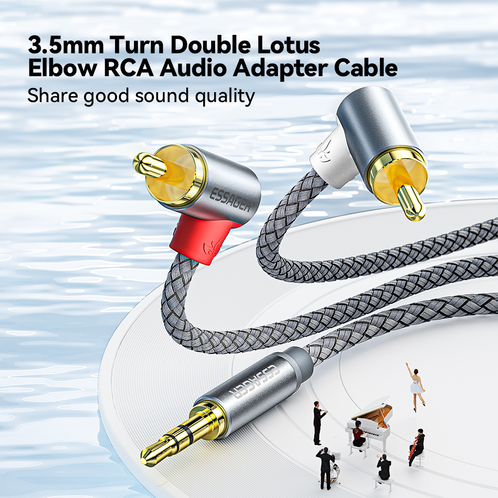 Essager 90 ° Angle RCA Audio S - Home Cinema Furniture 评论和价格