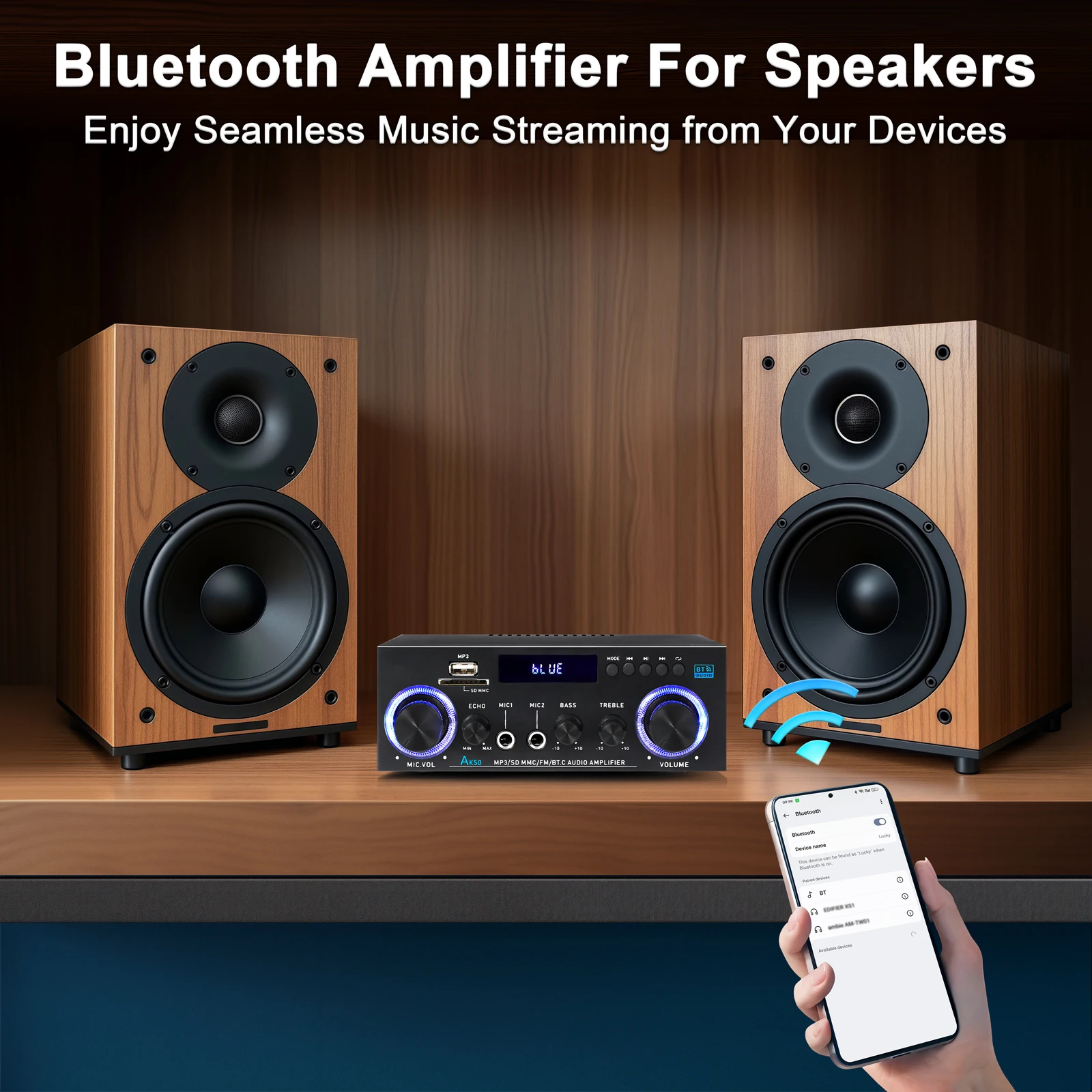 Woopker AK50 HIFI Audio Amplif - Home Cinema Audio System 评论和价格