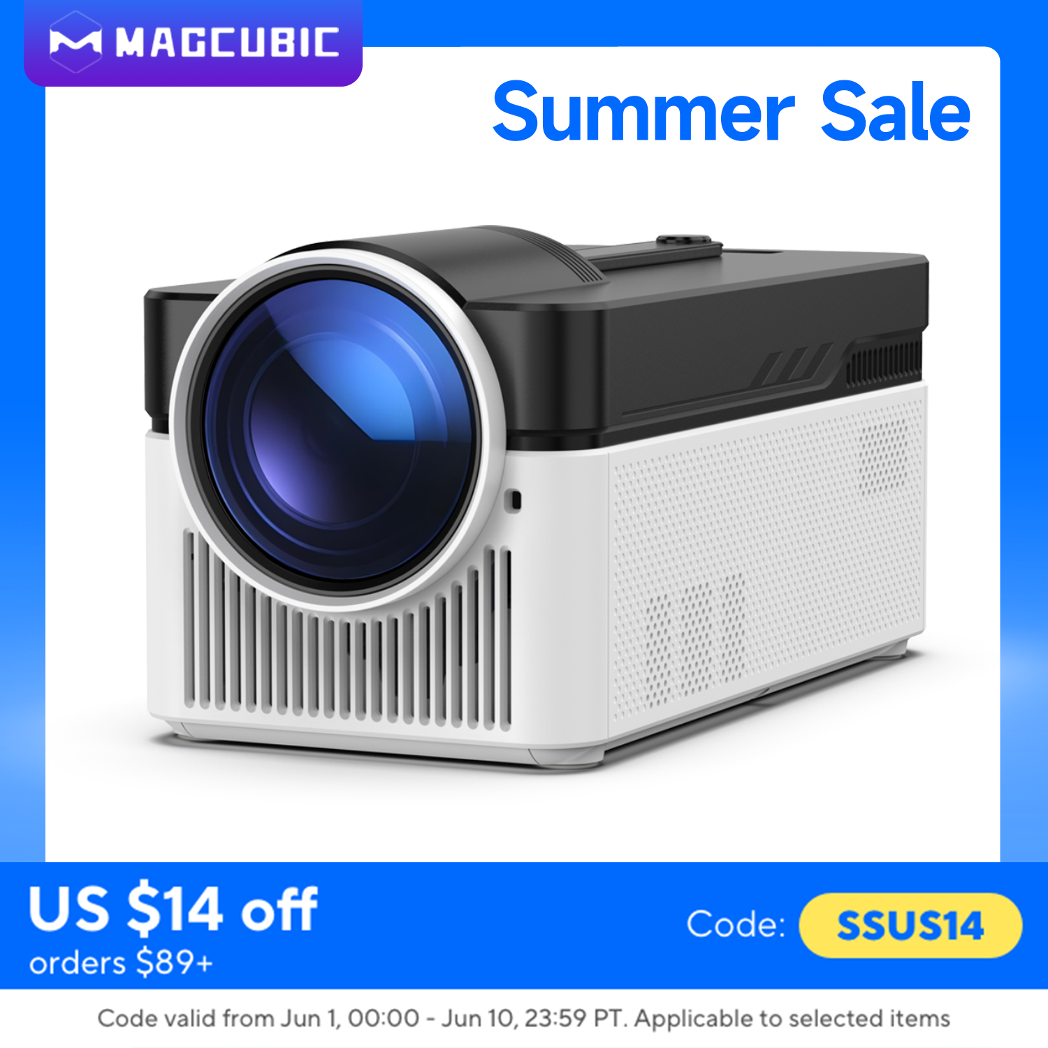 Magcubic HY450 Projector Home  - Home Cinema Ultra Short Throw Projector 评论和价格