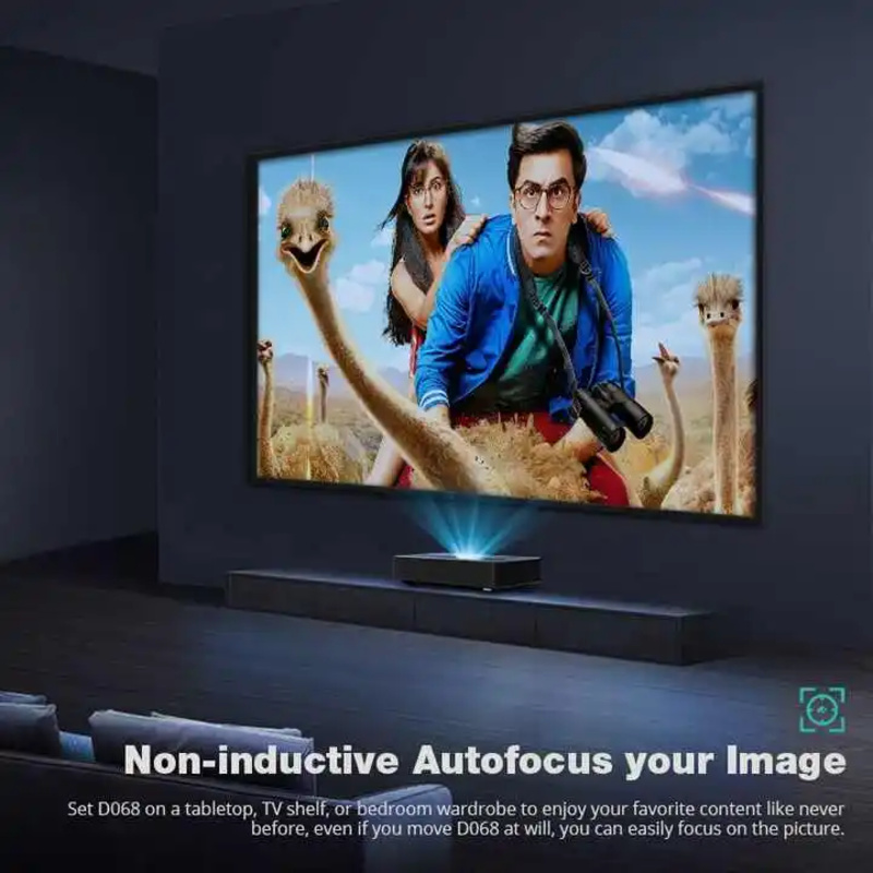 Salange Latest D068 Projector  - Home Cinema Ultra Short Throw Projector 评论和价格