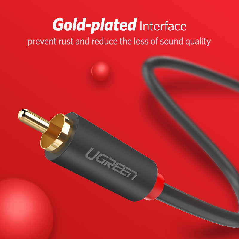 UGREEN 2RCA to 2 RCA Male to M - Home Cinema Furniture 评论和价格