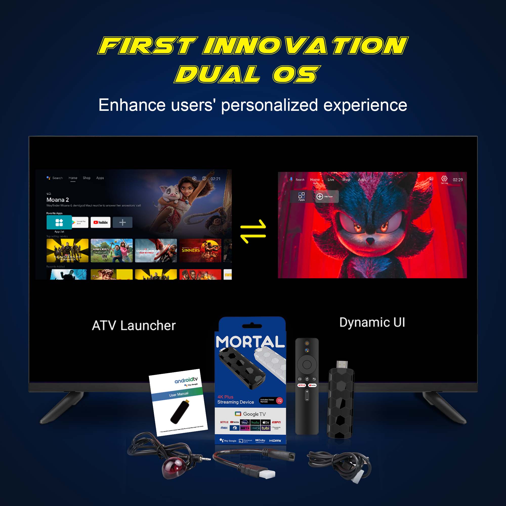 Mortal R3+ TV Stick Android 16 - Home Cinema Furniture 评论和价格