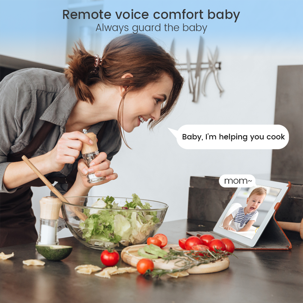 4MP WiFi xiaovv indoor Baby Mo - Home Cinema Hd 评论和价格