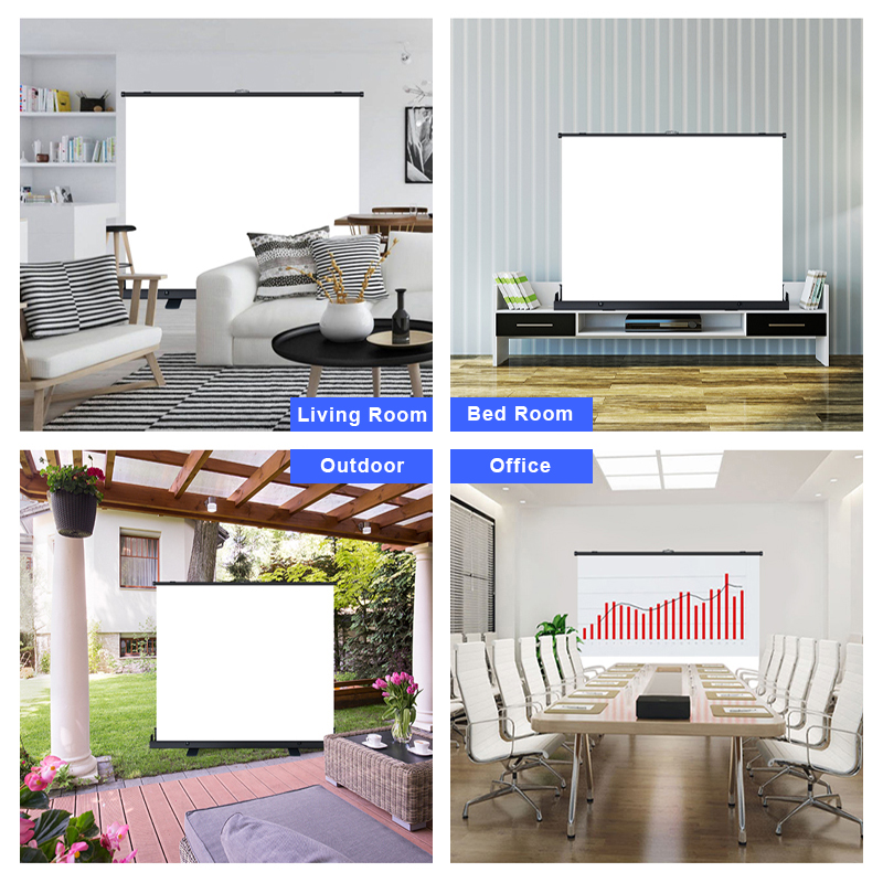 Portable Projector Screen Pull - Home Cinema Portable 评论和价格