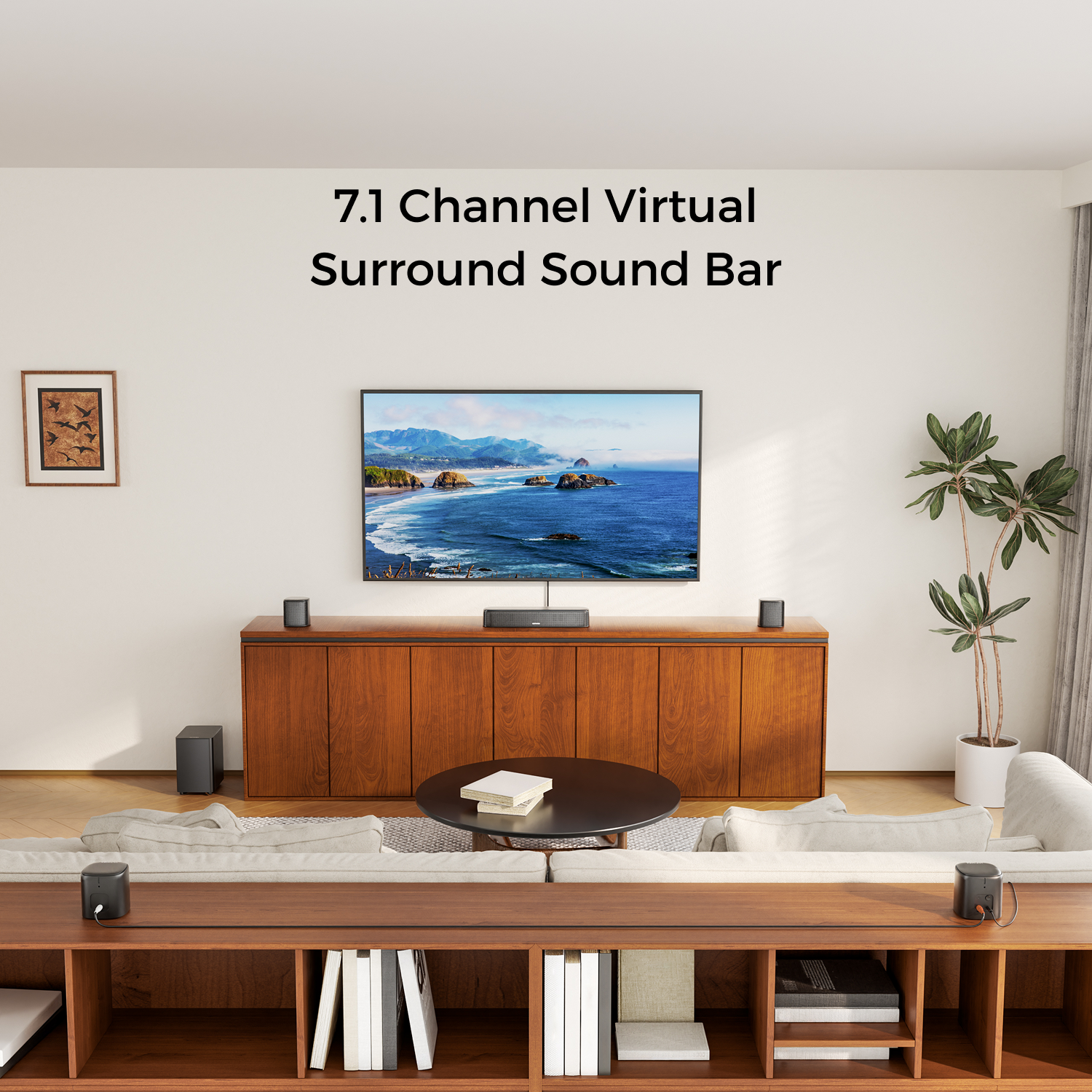 ULTIMEA 7.1 Channel Sound Bar  - Home Cinema Installation 评论和价格