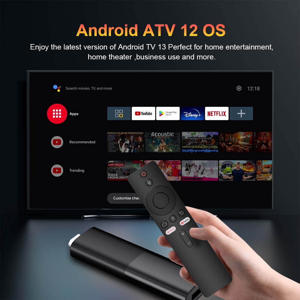 Velec Android 12 Smart Stick 8 - 4K Media Player 评论和价格