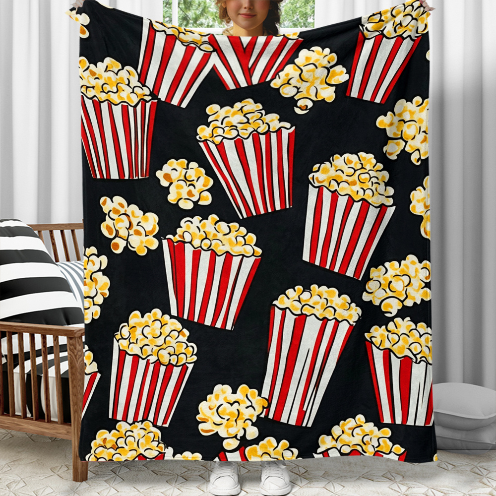 Popcorn Movie Night Blanket: S - Home Cinema Couch 评论和价格