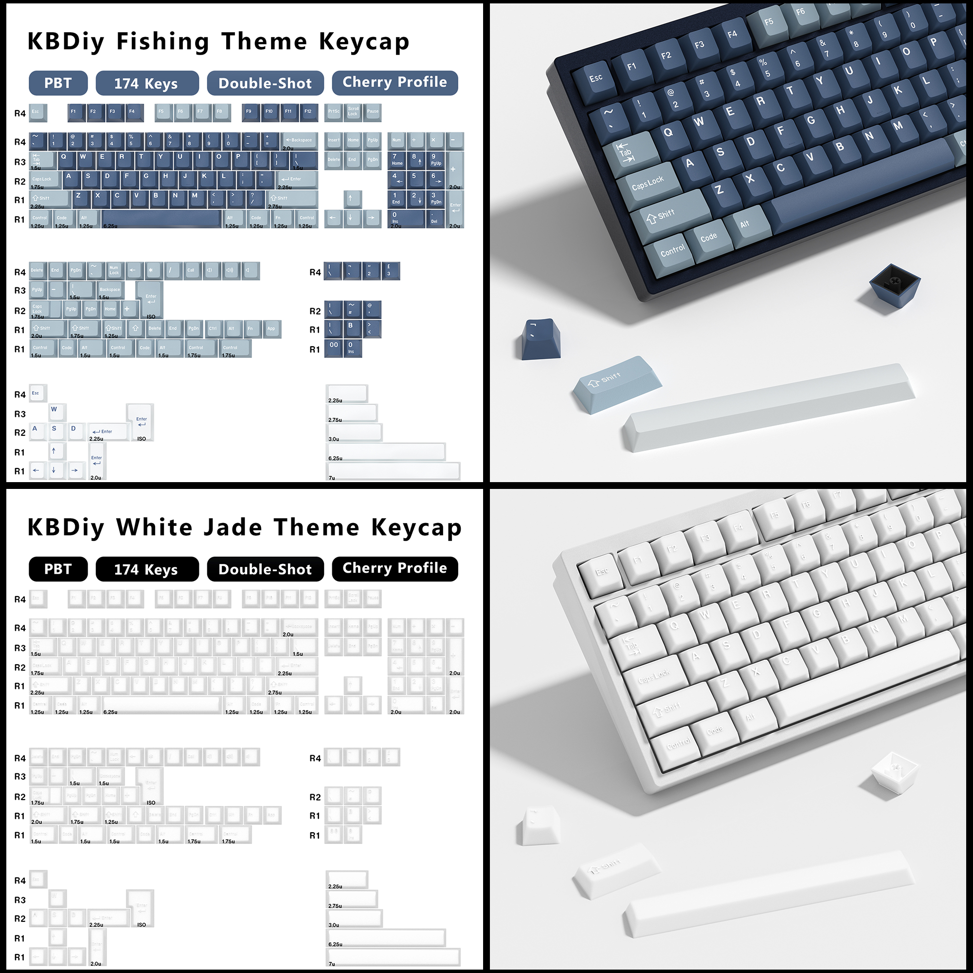 KBDiy GMK Keycap Double Shot G - Home Cinema Jamo 评论和价格