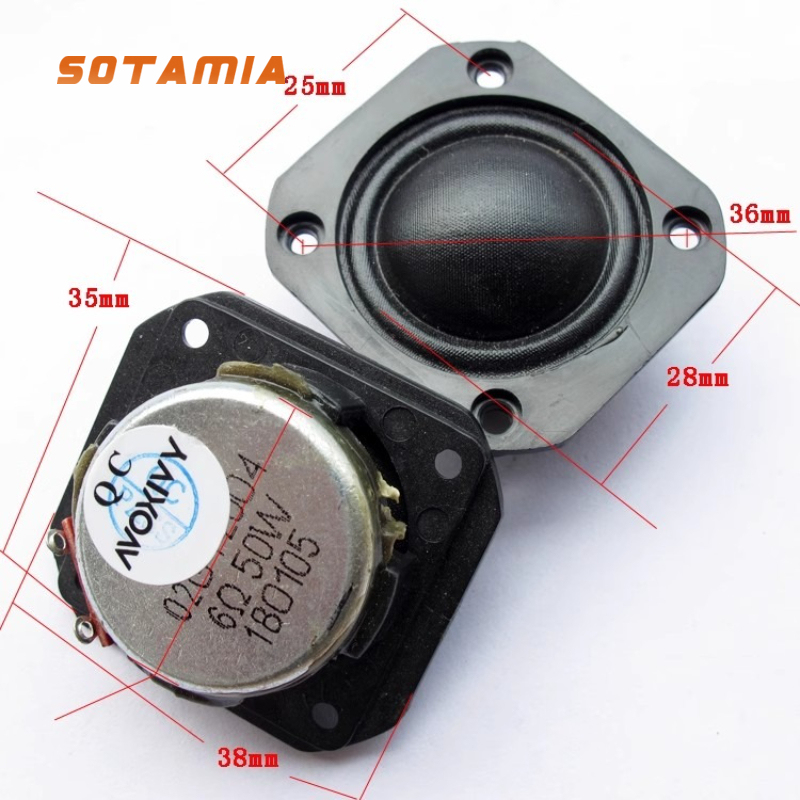 SOTAMIA 2PCS 1.25 Inch Mini Au - Home Cinema Complet 评论和价格