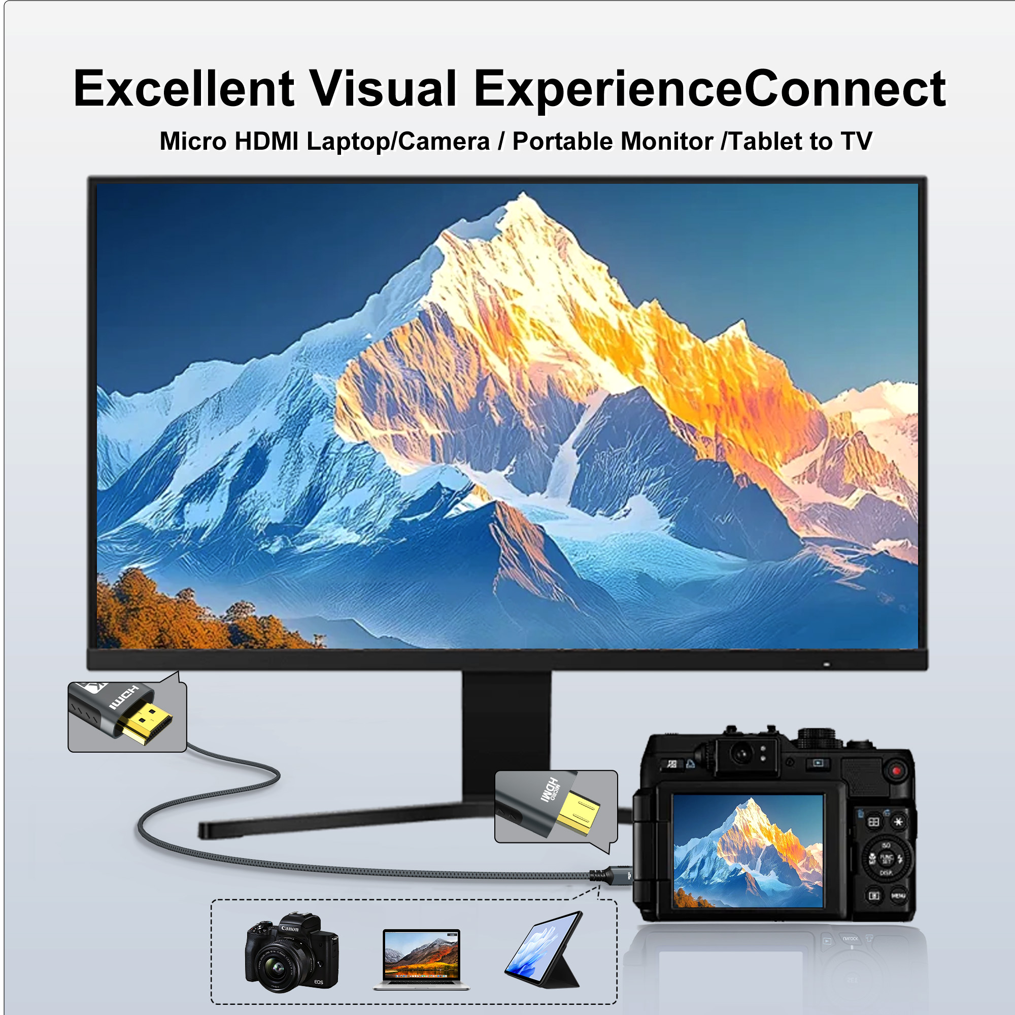 4K Micro HDMI-Compatible to HD - 4K Media Player 评论和价格