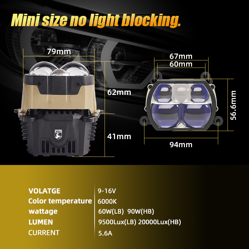 SANVI 180W PX8 Square Bi LED M - Projector Lamp Replacement 评论和价格
