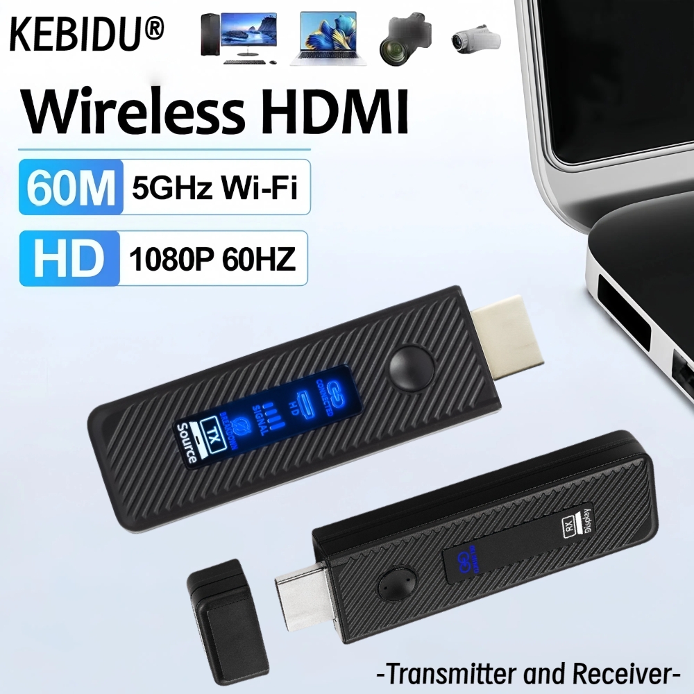 1080p 60m Wireless Video Trans - Home Cinema Tv Screen 评论和价格