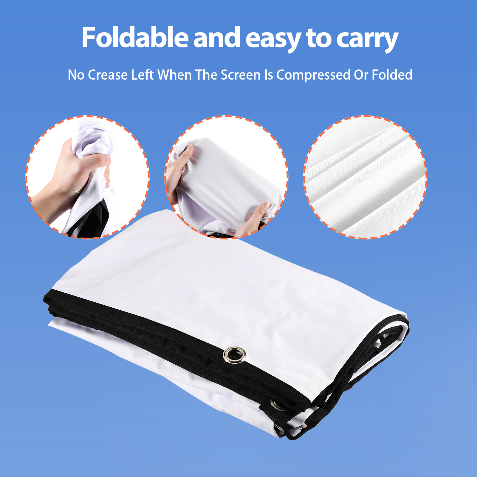 80-inch Portable HD Projector  - Home Cinema Portable 评论和价格
