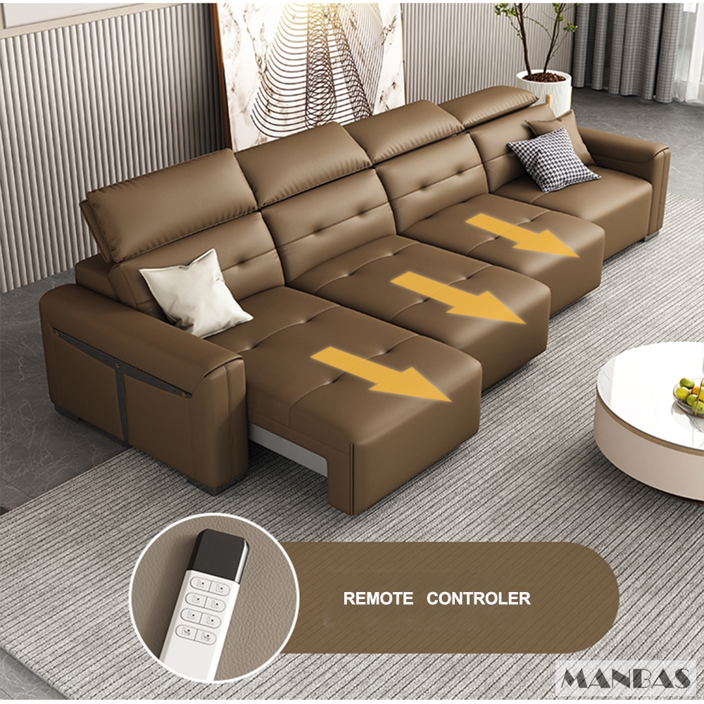 Genuine Leather Electric Conve - Home Cinema Furniture 评论和价格