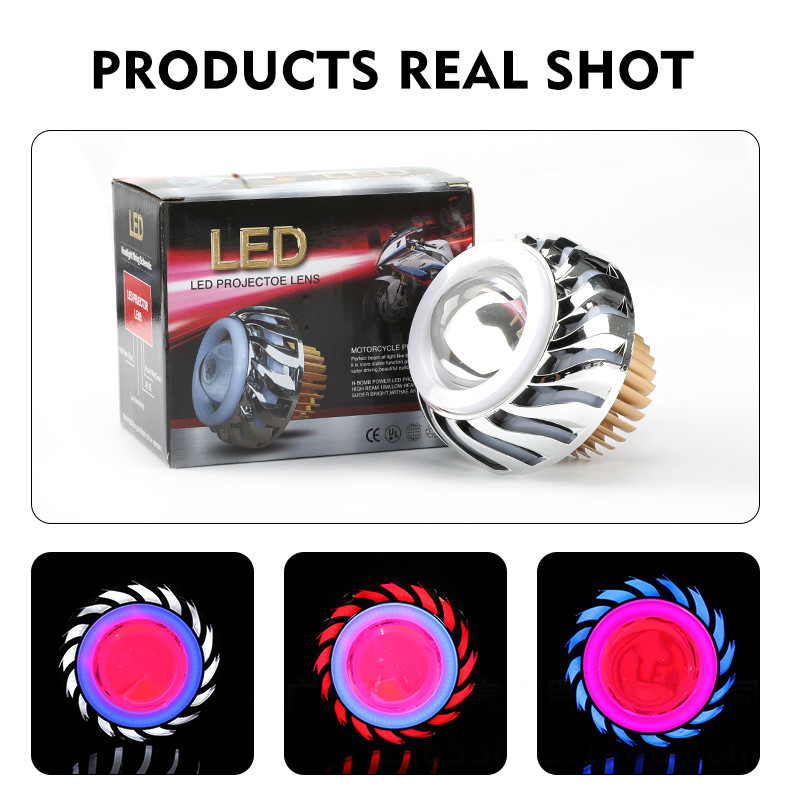 Multi Color Halo LED Motorcycl - Projector Lamp Replacement 评论和价格