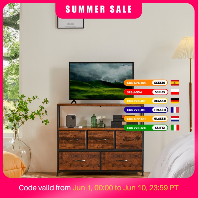 JHK Fireplace TV Stand Dresser - Home Cinema Furniture 评论和价格